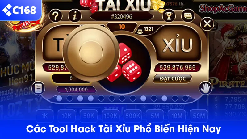 Trên thị trường hiện nay có nhiều tool tài xỉu khá phổ biến