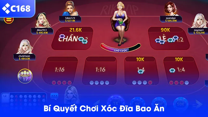 Bí quyết chơi xóc đĩa trực tuyến bao trúng