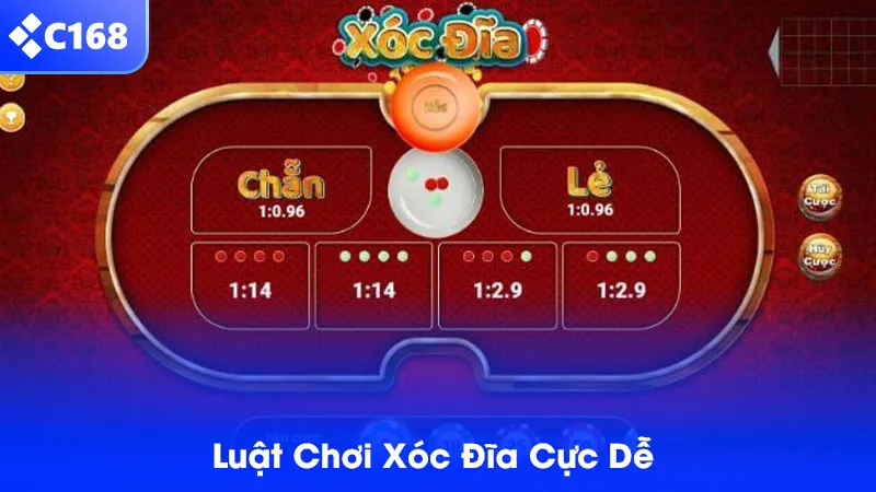 Xóc đĩa có luật chơi cực đơn giản